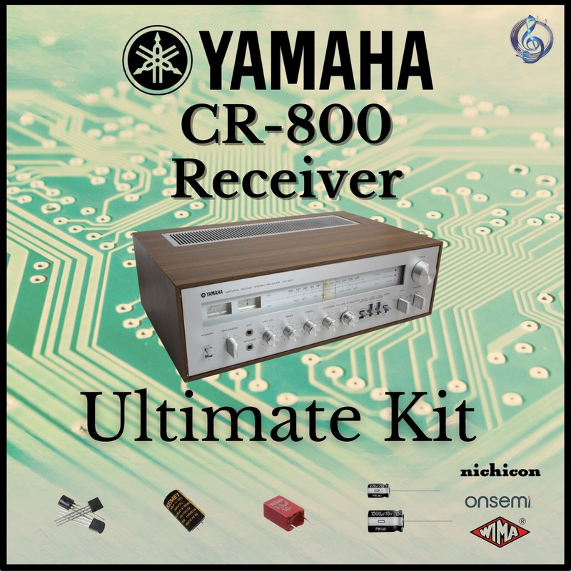 Yamaha CR-800 Receiver Ultimate Upgrade Kit Genuine Parts Restoration – No relay