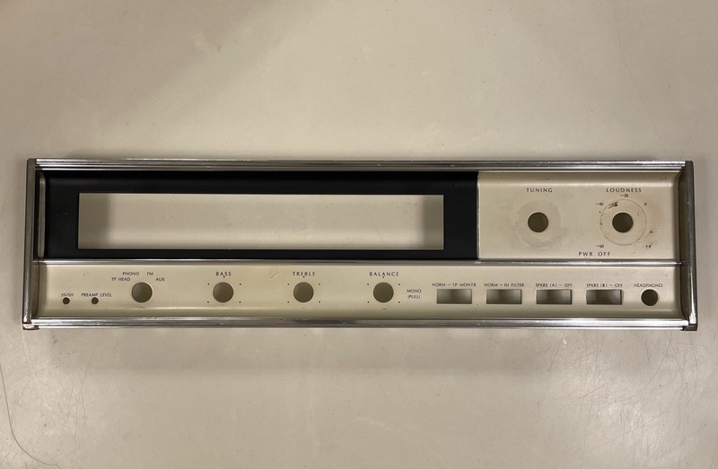 Sherwood S-8800 Faceplate Replacement