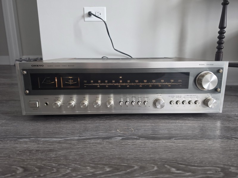 Vintage Onkyo TX-8500 Stereo Receiver – Monster Amp – Tested/Partially Working