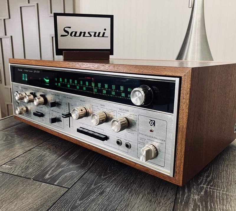 Sansui QR-4500 Quad/Stereo Receiver: Tested/Serviced, Working. LED's. See video! gallery