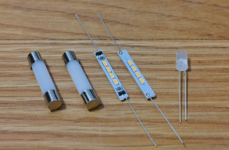 REALISTIC STA-95 replacement LED lamps bulbs lights upgrade kit set