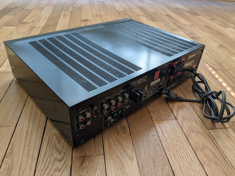 AKAI AA-A35 AM/FM Stereo Receiver VTG Vintage Audio Touch Volume Black Working gallery