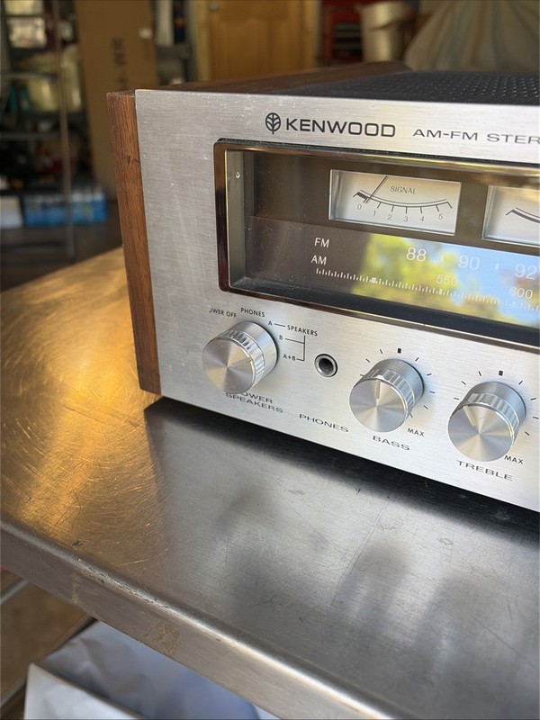 Kenwood KR-4070 AM-FM Stereo Receiver Walnut Finish gallery