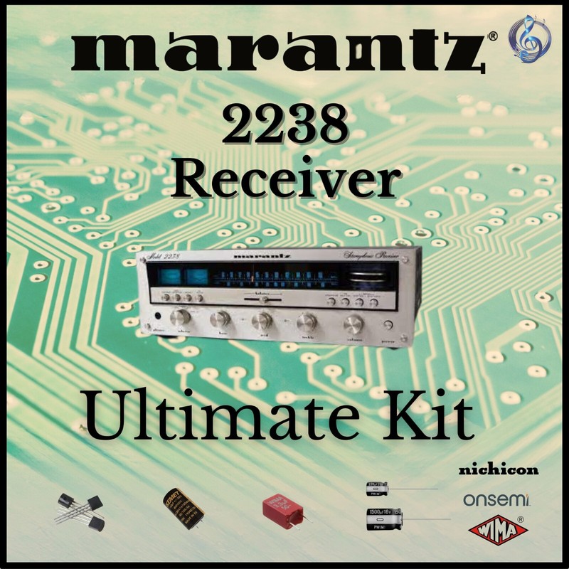 Marantz 2238 Receiver Ultimate Upgrade Kit Genuine Parts Restoration Guarantee