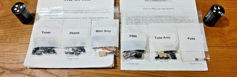 Marantz 2238 rebuild restoration recap upgrade kit fix repair capacitor