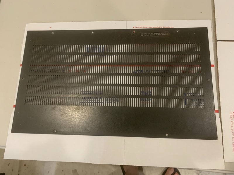 Kenwood KR-7600 Stereo Receiver Parting Out – Top Panel