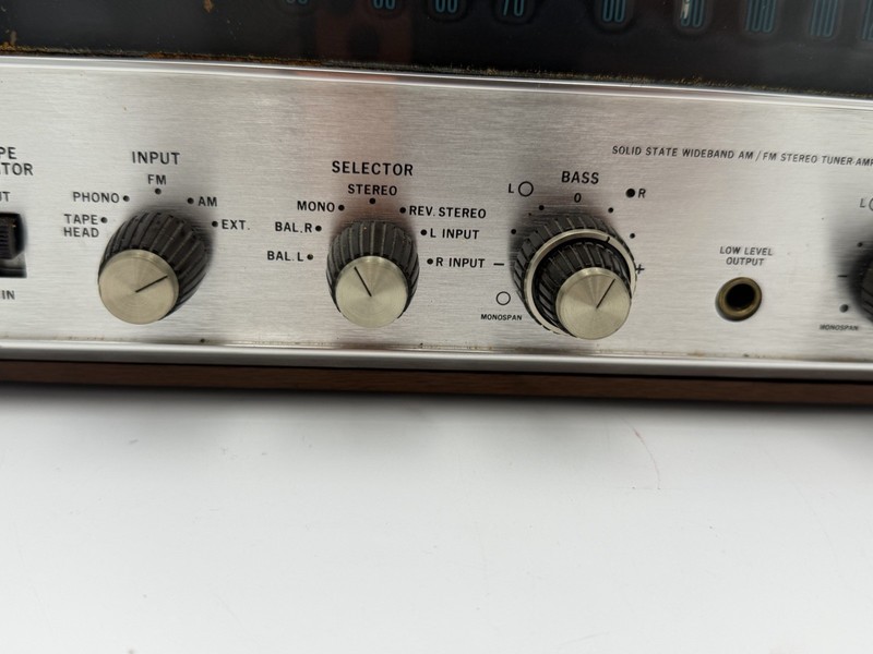 Scott Stereomaster 388 AM/FM Stereo Receiver Parts & Repair Original Wood Case gallery