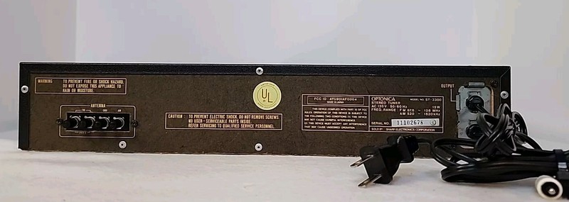 Optonica (Sharp) Stereo Tuner ST-3300. Digital Tuning Display. Tested, Works! gallery