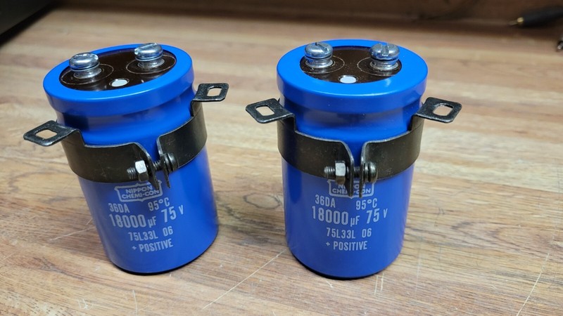 Pioneer SX-850 Electrolytic Capacitor 18,000/75V & Holder ACH-059 gallery