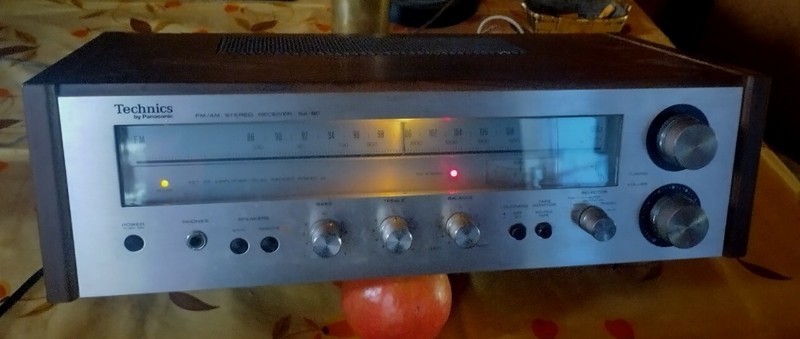 Vintage Technics By Panasonic SA80 Receiver Japan Tested