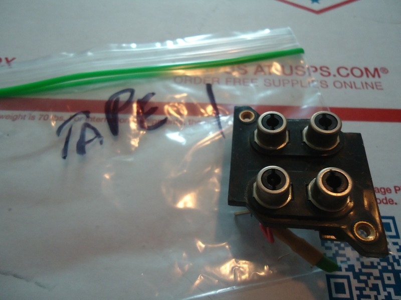 PIONEER SX-535 Stereo Receiver Parting Out Tape 1 Jacks