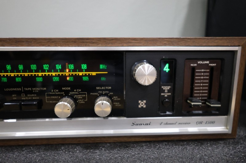 Vintage Sansui 4-Channel Receiver QR-1500- Tested - Dut's Deals gallery