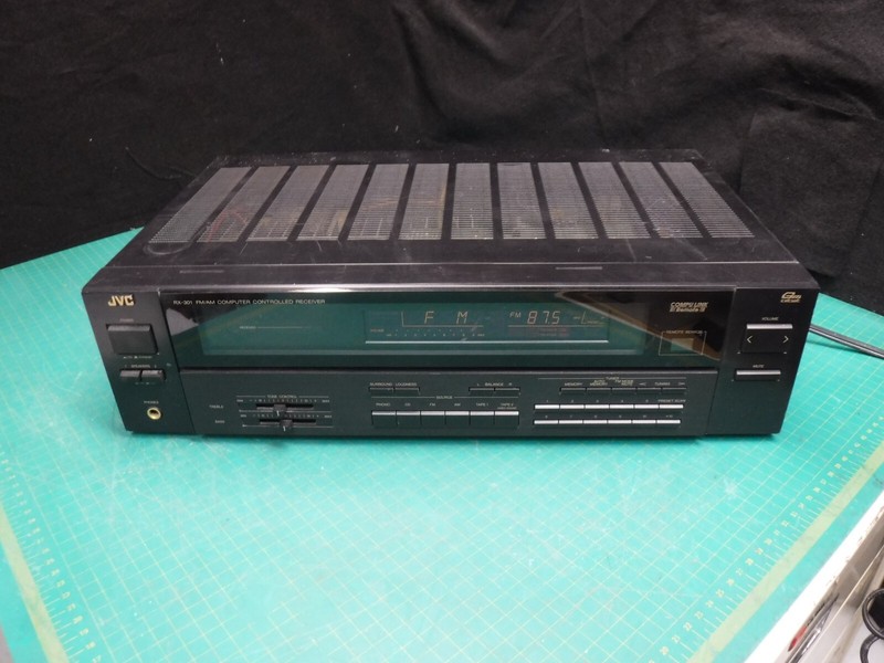 Vintage JVC Stereo Amplifier RX-301 Receiver RX-301BK