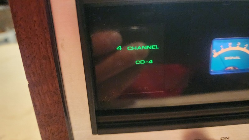 PIONEER QX-646 Vintage Wood Quad 4 Channel but Receiver missing some parts gallery