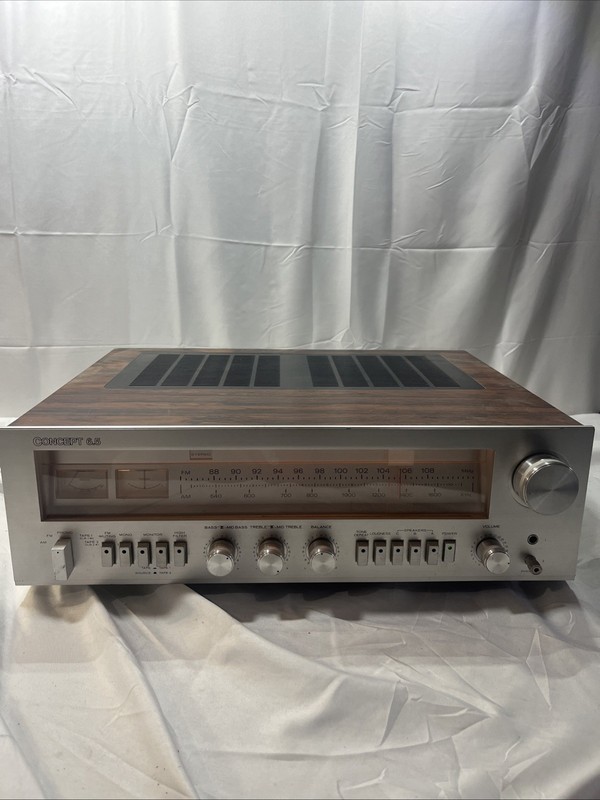 Concept Vintage Stereo Receiver Model NO. 6.5 Tested Works Rare