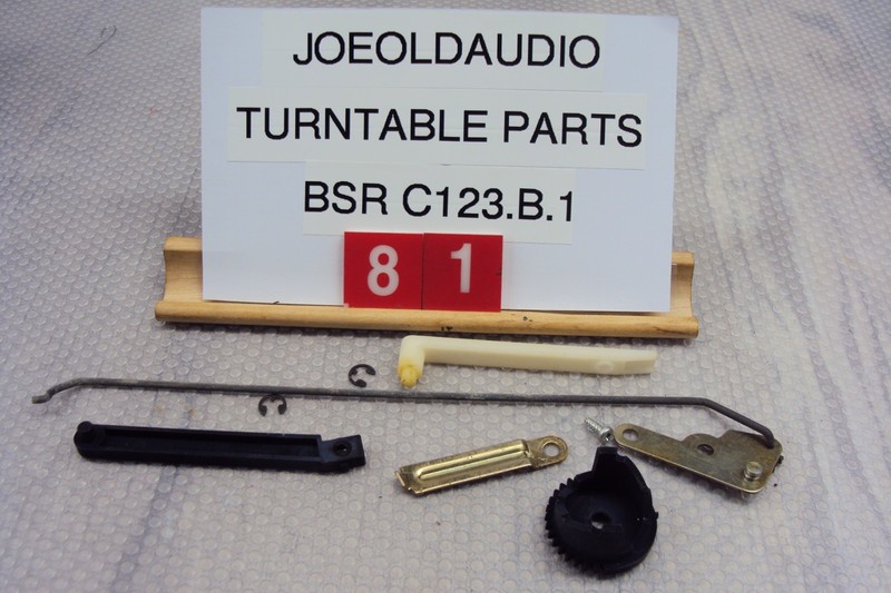 BSR C123.B1 Turntable Chassis Parts. Tested Parting Out C123.B.1