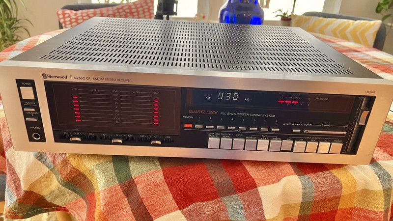 Vintage Sherwood S-2660 CP Stereo Receiver with FM & AM