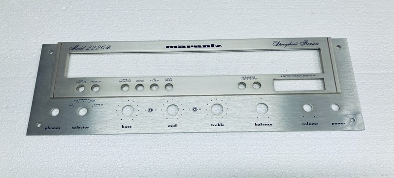 Marantz 2226B Original Faceplate w/ dial window glass in good condition gallery