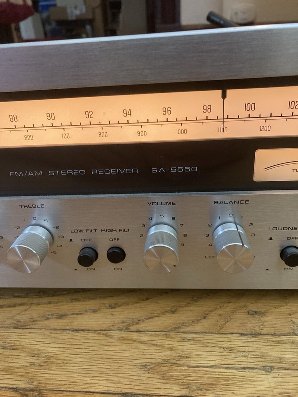 TECHNICS SA 5550 STEREO RECEIVER tested Works Great 1975 gallery