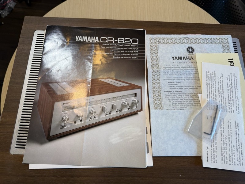 Vintage Yamaha CR-620 Natural Sound Stereo Receiver - Very Cleaned gallery