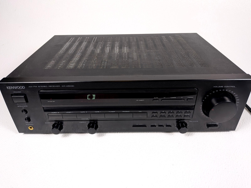 Vintage Kenwood KR-A5030 AM/FM Stereo Receiver Fully Tested w/ Remote NICE