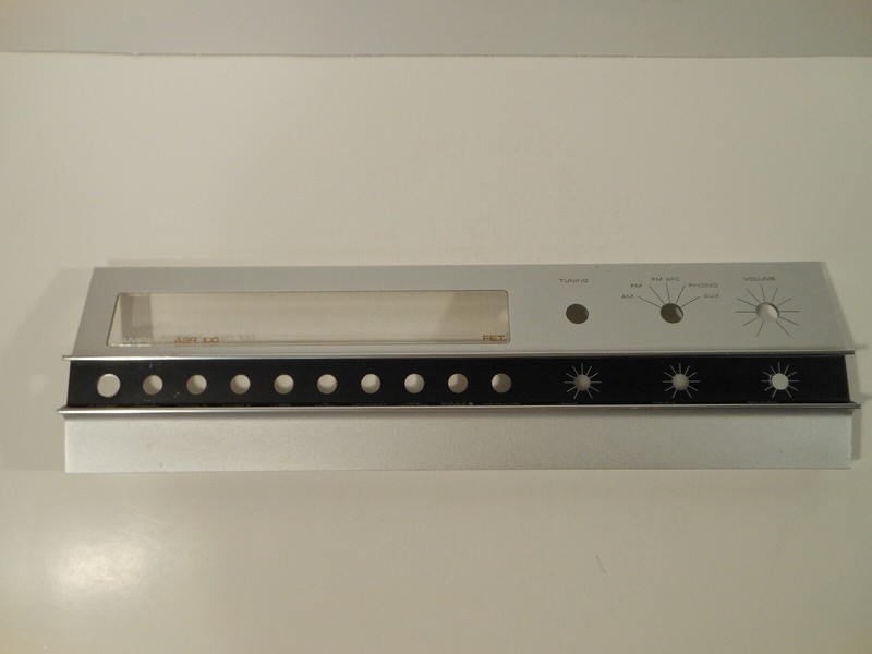AMPEX ASR-100 RECEIVER FACEPLATE PARTS OR REPAIR XLNT CONDITION!