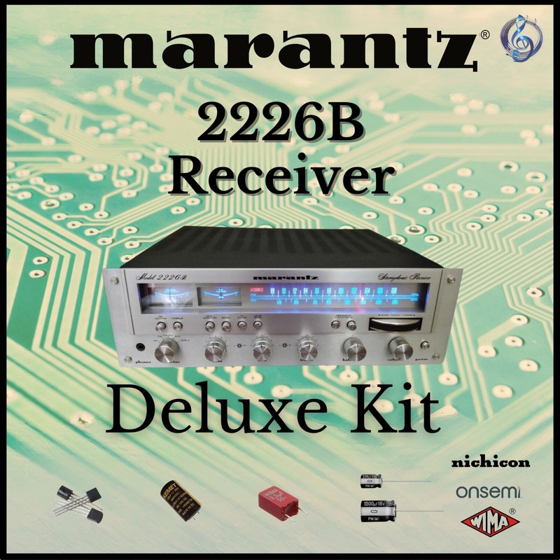 Marantz 2226B Receiver Deluxe Upgrade Kit Genuine Parts Restoration
