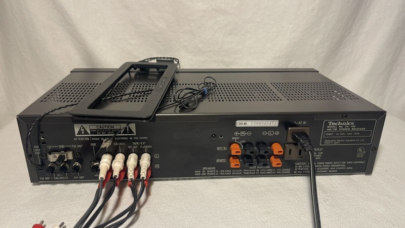 Vintage Technics SA-190 Quatz Synthesizer AM/FM Stereo Receiver~Tested~ gallery