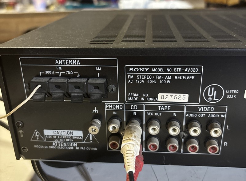 Vintage Sony STR-AV320 Stereo Receiver Works! Clean! gallery