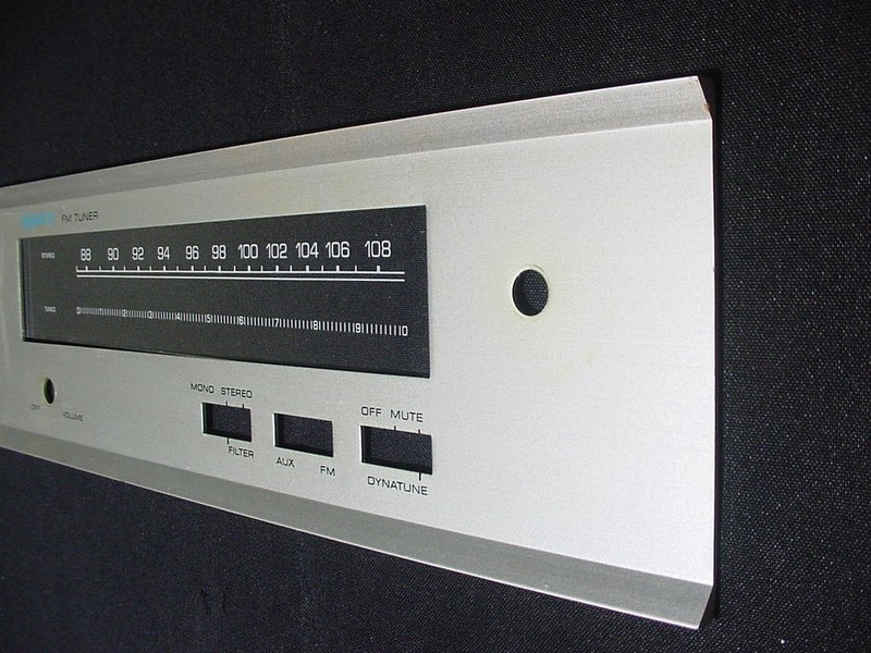 DYNACO FM-5 FM STEREO TUNER 2-PARTS TUNING DIAL AND FACEPLATE SET *** gallery