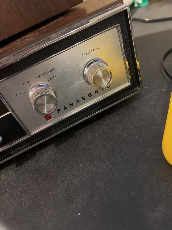 Vintage Panasonic Solid State AM/FM Stereo Receiver with Wood Cabinet gallery