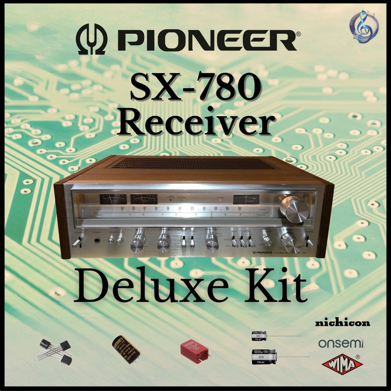Pioneer SX-780 Receiver Deluxe Upgrade Kit Genuine Parts Restoration