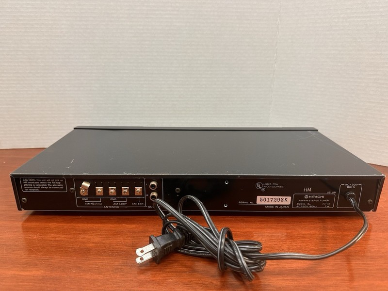 Vintage Hitachi FT-57 Tuner Tested Works gallery