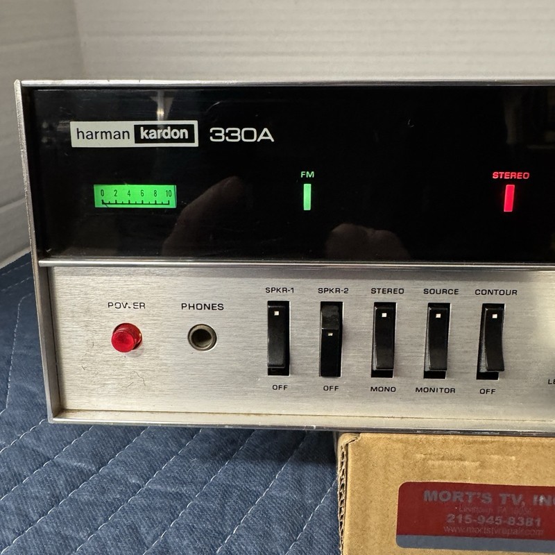 HARMAN KARDON 330A VINTAGE AM/FM STEREO RECEIVER - SERVICED - CLEANED - TESTED gallery