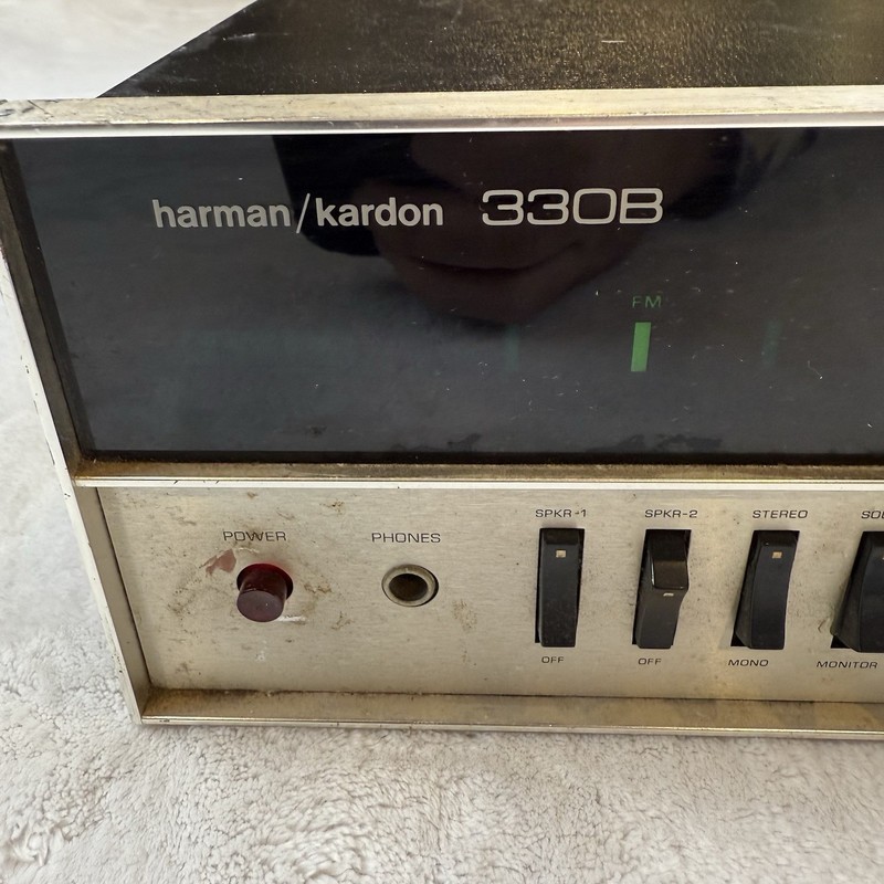 Vintage Harman Kardon 330B AM/FM Stereo Receiver - Powers On needs Work gallery