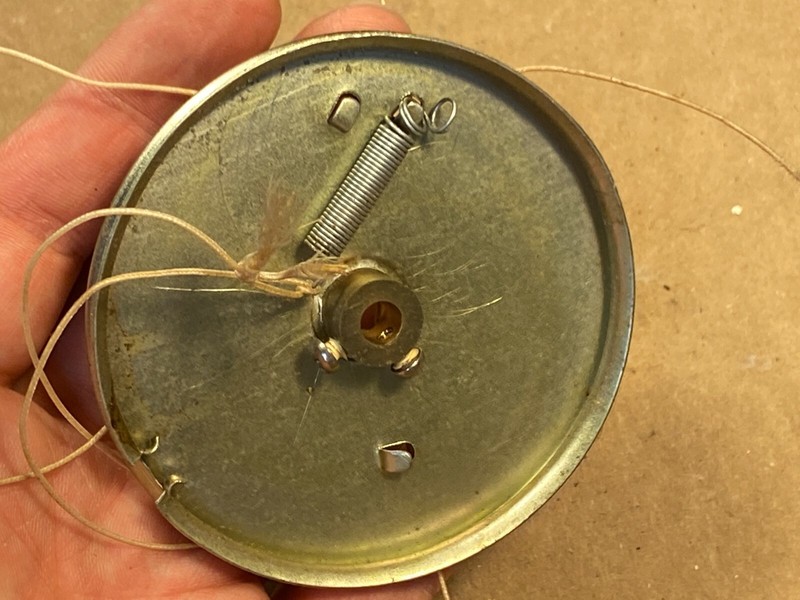 Metal Tuning Wheel from Kenwood KW-50 Tube Receiver Parts gallery
