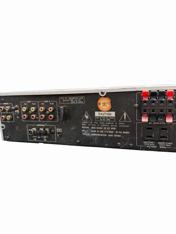 Vintage AKAI AA-A35 AM/FM Stereo Receiver Audio Touch Volume Powers On gallery