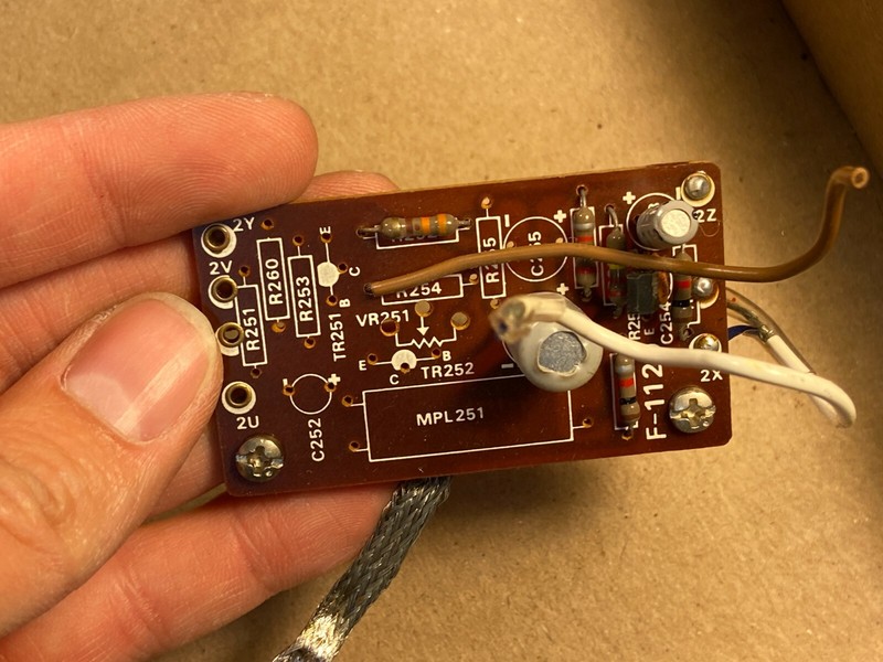 Sansui 5000A Muting Circuit Board F-1120 - Vintage Receiver Parts gallery