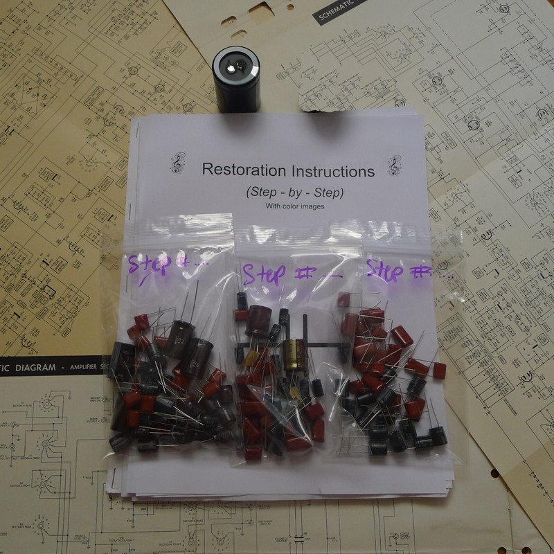 Pioneer LX-440A rebuild restoration recap service kit fix repair capacitor