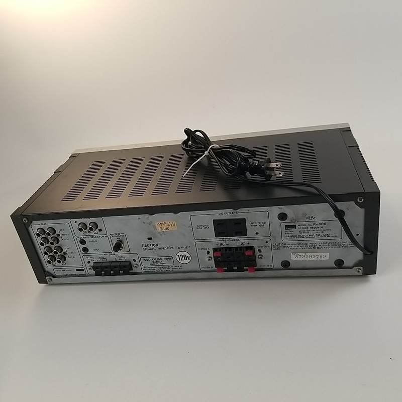 VINTAGE SANSUI R 606 QUARTZ PLL SYNTHESIZER RECEIVER STEREO Phono vinyl cassette gallery