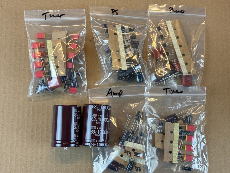 Marantz 2240 Complete Rebuild Kit High-Quality Receiver Recap Caps Transistors