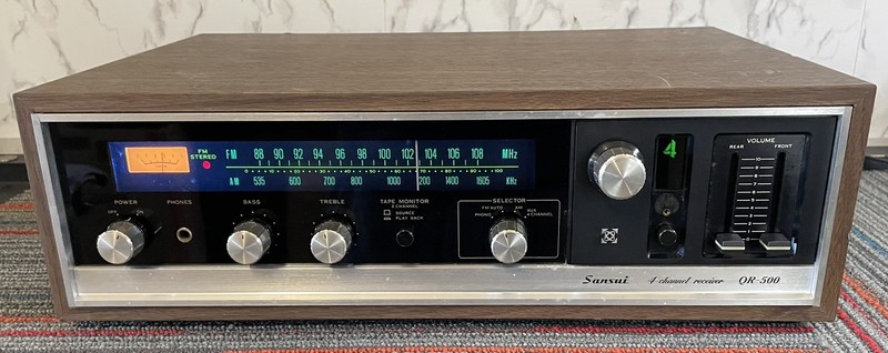 Vintage Sansui QR-500 4 Channel Stereo Receiver – Works P/R, Read.