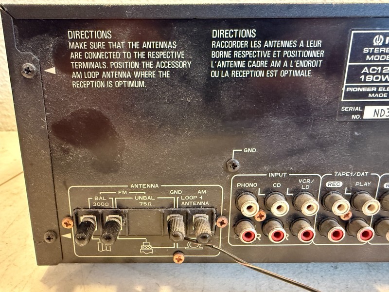 Pioneer SX-251R Stereo Receiver Graphic Equalizer AM/FM gallery