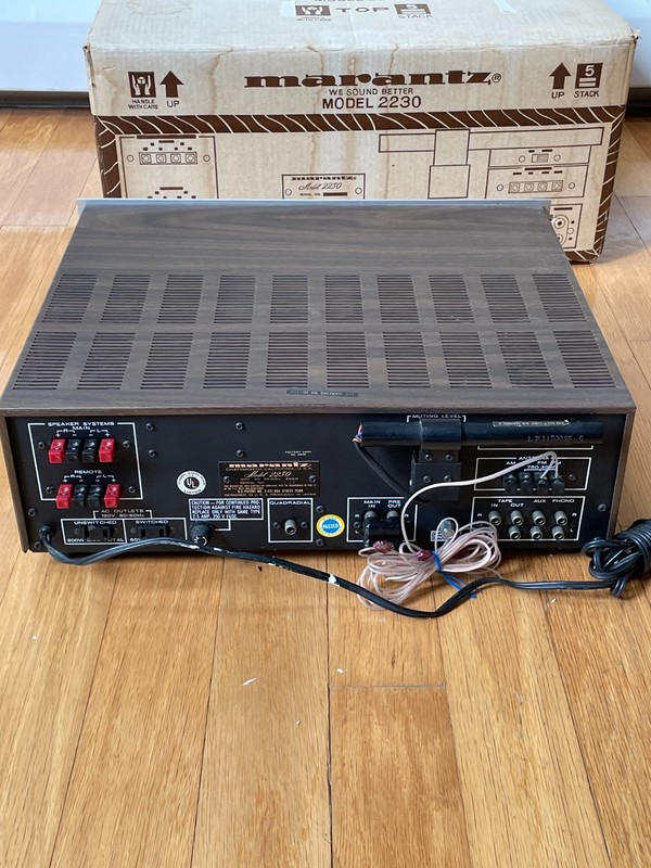 VINTAGE MARANTZ 2230 RECEIVER FULLY SERVICED EXCELLENT CONDITION IN BOX & MANUAL gallery