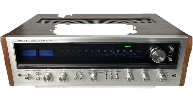 PIONEER SX-737 AM/FM STEREO RECEIVER, VINTAGE CLASSIC made in Japan retro audio