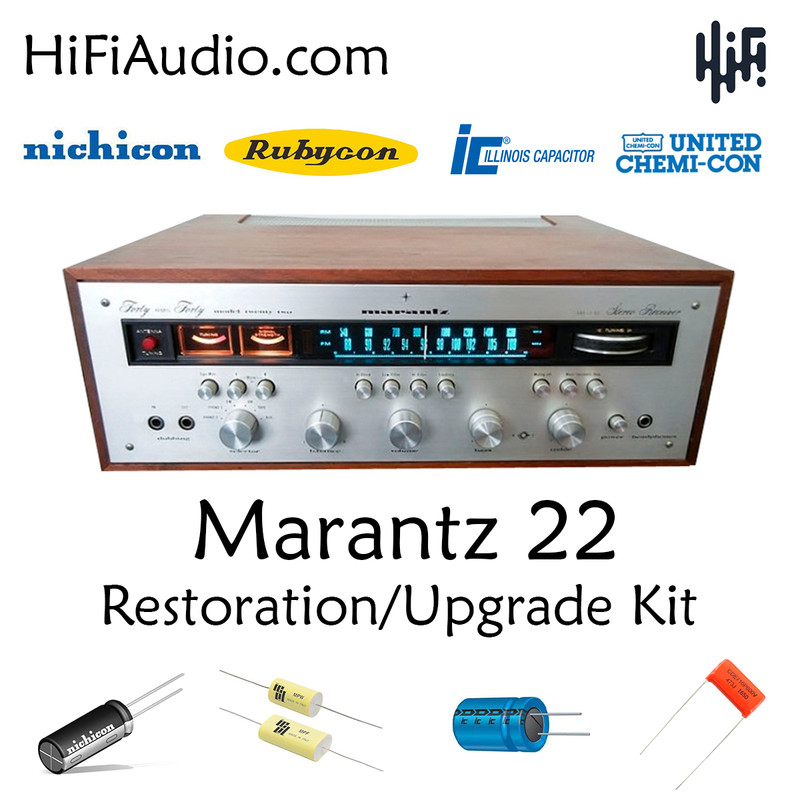 Marantz model 22 rebuild restoration recap service kit repair filter capacitor