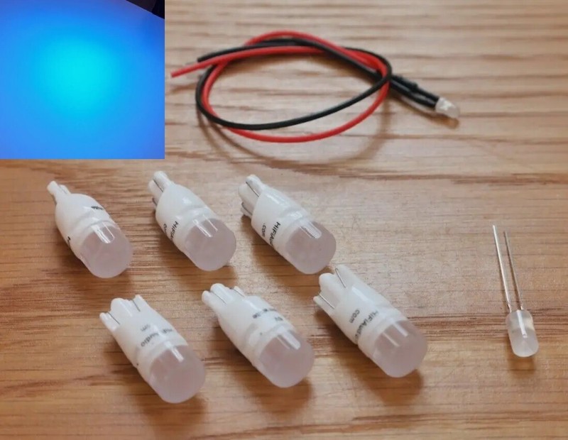 Pioneer SX-780 replacement LED lamps kit front bulb lights set upgrade kit BLUE
