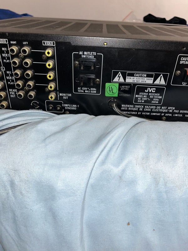 Vintage JVC RX-701V DIGITAL SURROUND Sound RECEIVER, Working, Made In Japan gallery