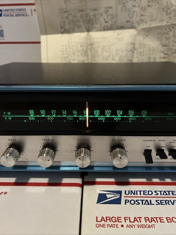 Sansui 300 Solid State AM/FM Tuner Amplifier W/Schematic -* AS IS / READ gallery