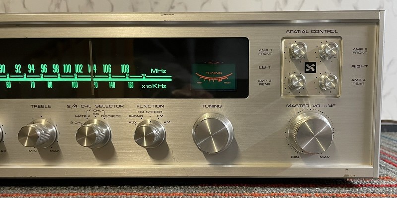 Vintage Sanyo DCX 2700K 4 Channel Stereo Receiver- Works, Needs Repair gallery